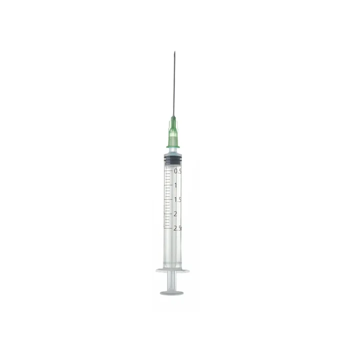 Jeringa De Tres Cuerpos con Aguja Icoplus3 2,5 Ml G21 Central A:0,8 X 40 Mm 1 Un