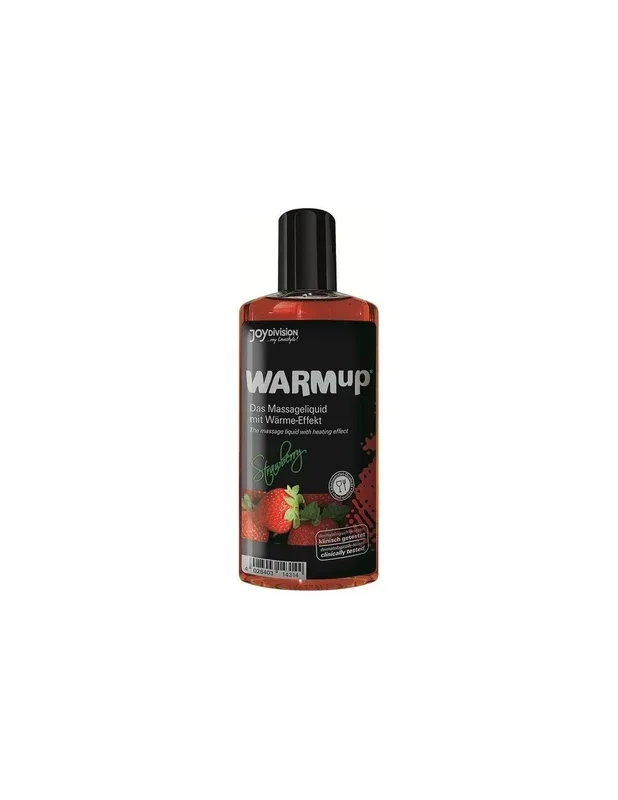 Joydivision Warmup – Aceite De Masaje Efecto Calor Fresa 150Ml