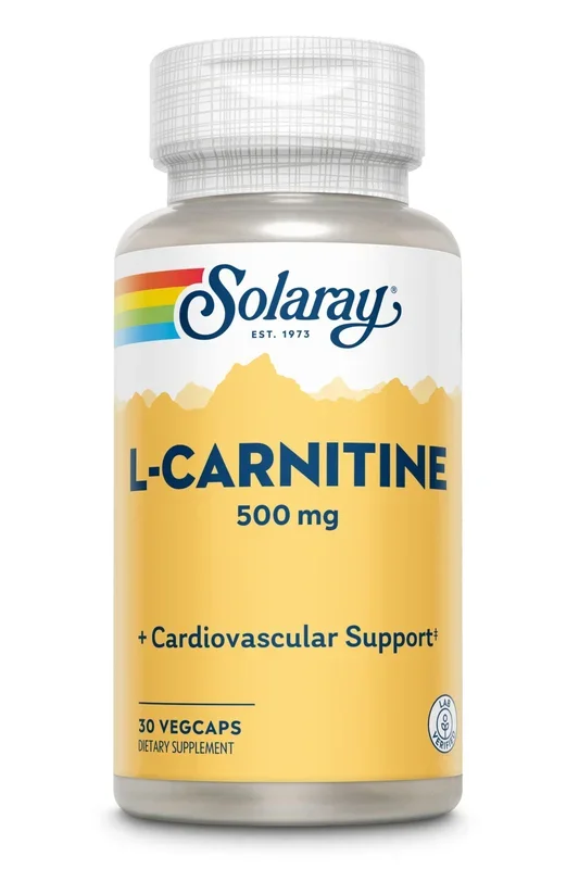 L-Carnitina 500mg – Solaray – 30 cápsulas