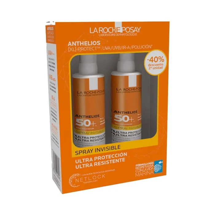 La Roche Posay Anthelios Invisible Spray SPF50+ 2X200Ml