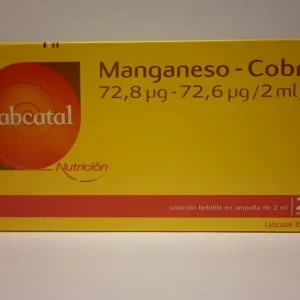 LABCATAL 12 MANGANESO COBRE 28 AMPOLLAS