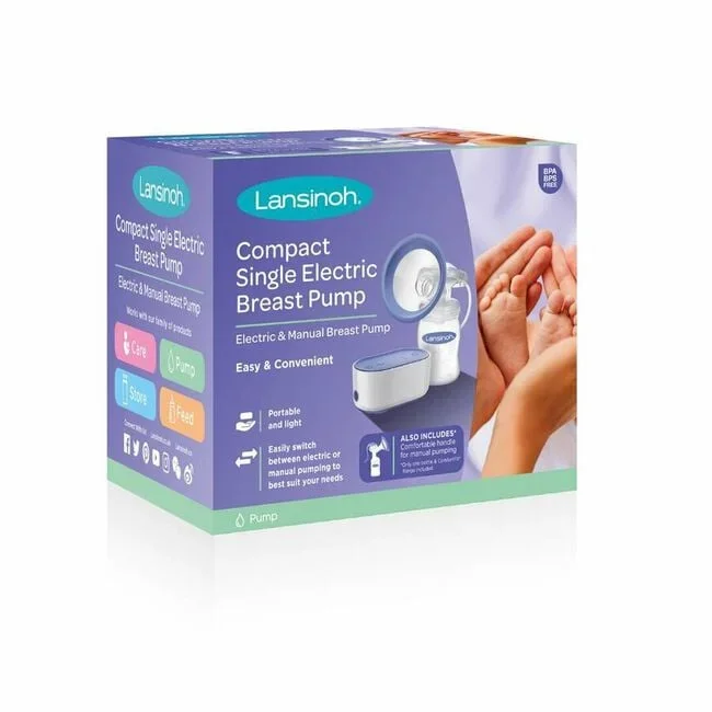 Lansinoh Extractor Leche Eléctrico Individual Compacto, 1 Unidad