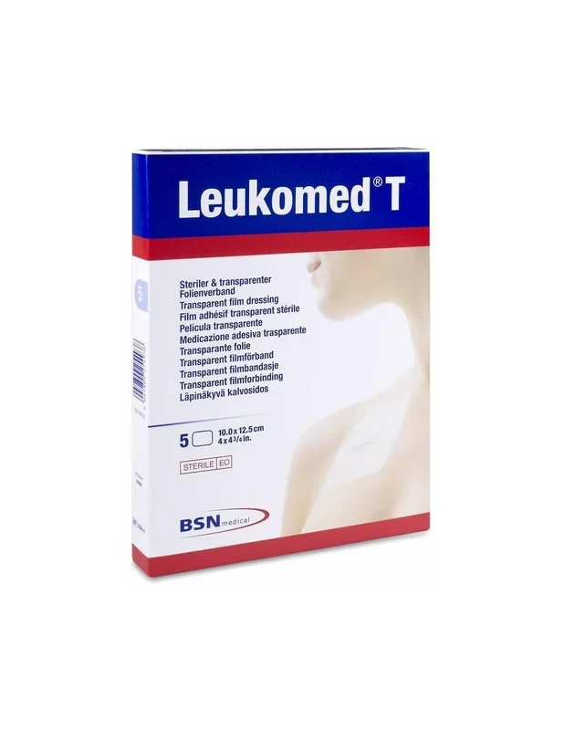 Leukomed T Apósito Transparente 10 X 12,5 Cm, 5 Uds