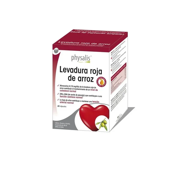 Levadura Roja de Arroz Q10 Forte Physalis, 60 cap.