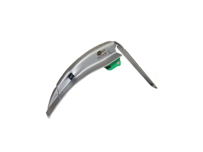 MACOY Pala de laringoscopio Metal Max 90 Green System, desechable