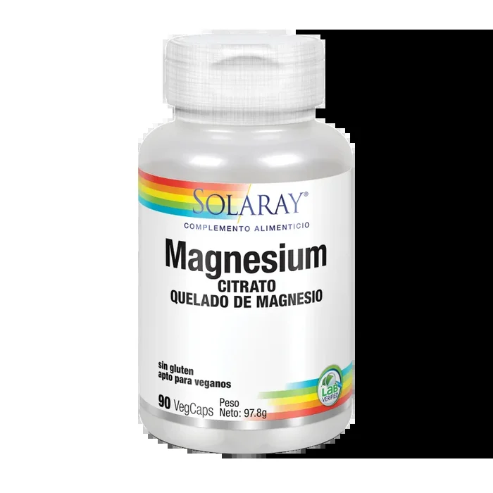Magnesio · Solaray · 90 cápsulas