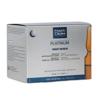 MARTIDERM PLATINUM NIGTH RENEW BOOSTER 30 AMPOLLAS
