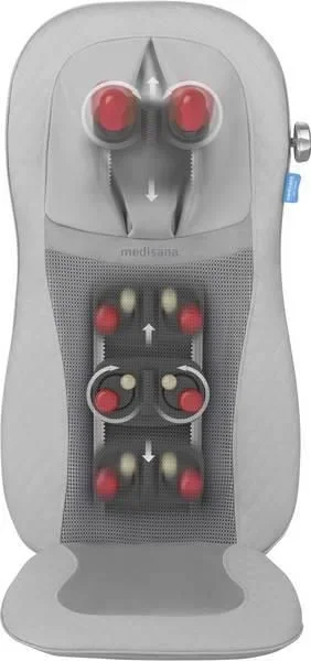 Medisana MCG 810 Shiatsu Colchoneta de Masaje 48W Gris