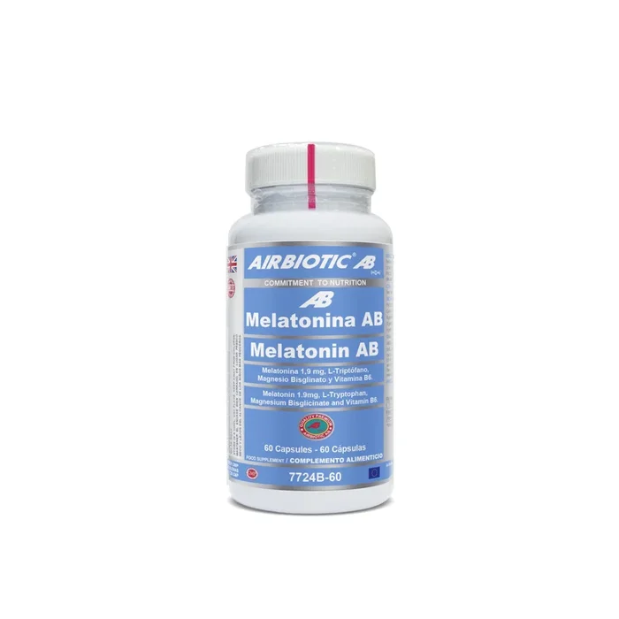 MELATONINA AB 1,9 MG – Airbiotic – 60 Cápsulas