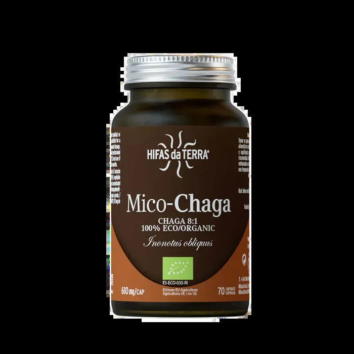 Mico-Chaga · Hifas da Terra · 70 cápsulas