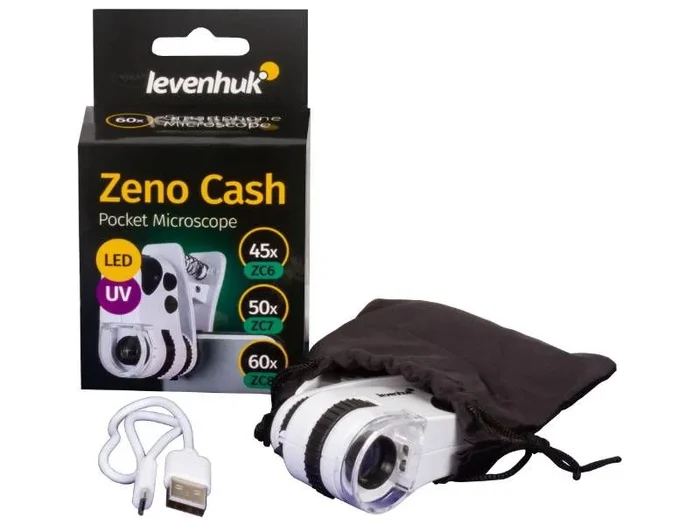 Microscopio de bolsillo Levenhuk Zeno Cash ZC6