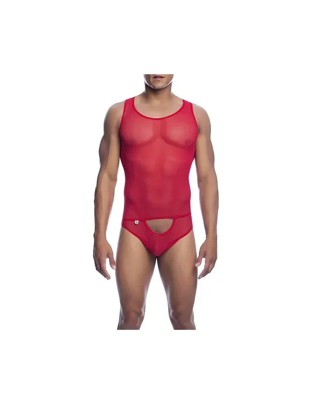 Mob – Bodysheer Transparte Rojo Talla L/Xl