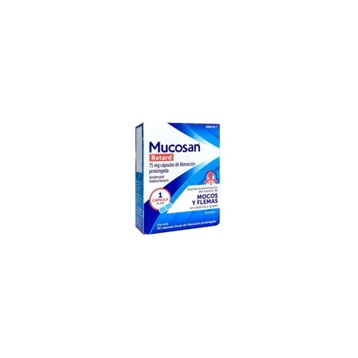 MUCOSAN RETARD 75 MG 10 CAPSULAS LIBERACION PROLONGADA