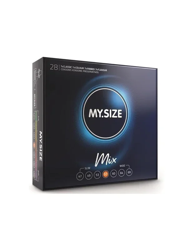 My Size – Mix Preservativos 57 Mm 28 Unidades