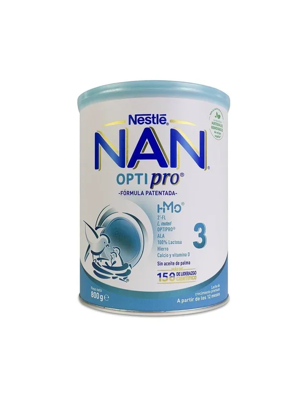 Nan Optipro 3 Leche Crecimiento 800 Gr