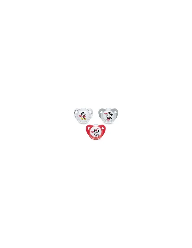 Nuk Trendiline Mickey Mouse Chupete Silicona 6-18 M, 1 Ud