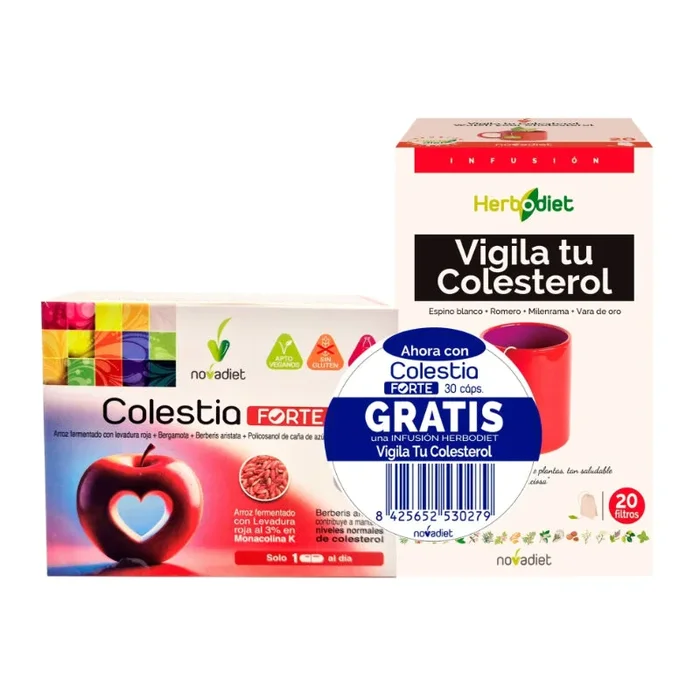 Pack Colestia Forte + Regalo · Nova Diet · 30 cápsulas