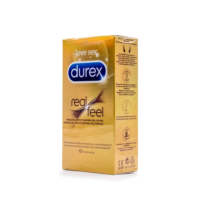 PACK PRESERVATIVOS DUREX REAL FEEL SIN LATEX 2x12u