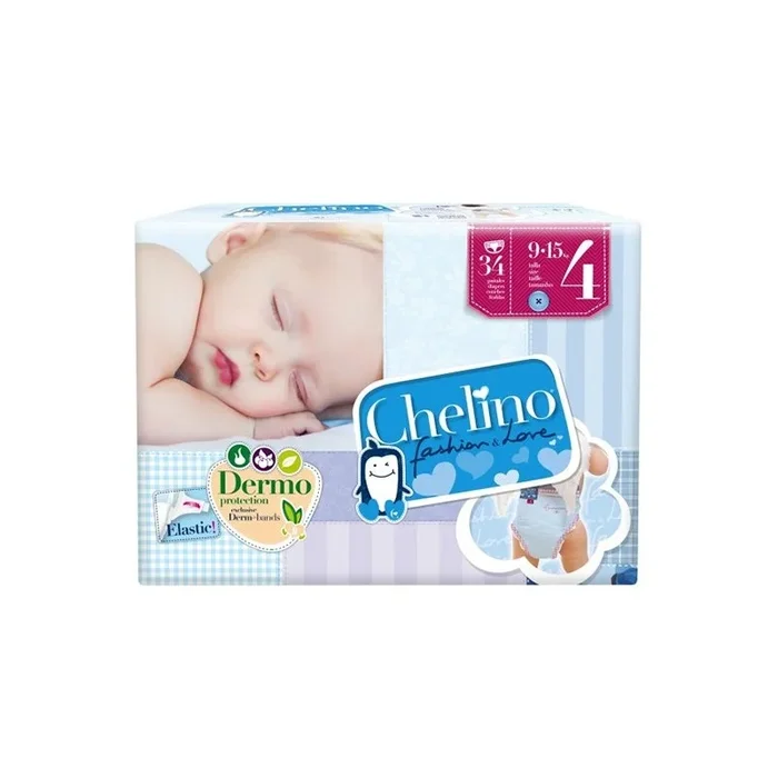 PAÑAL CHELINO INFANTIL T.4 9-15KG 34 UNI