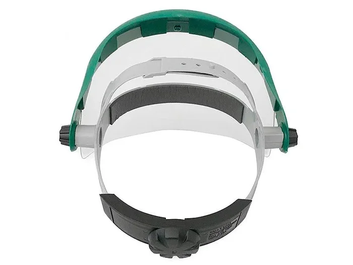 Pantalla de protección abatible con visera
