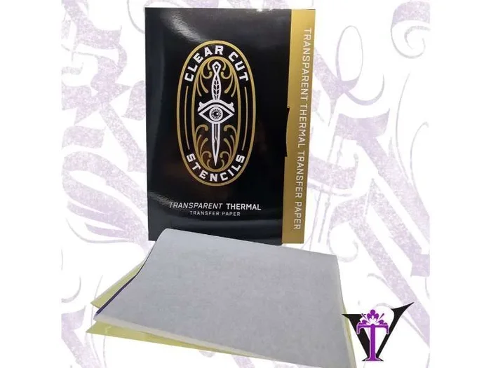 Papel de stencil Clear Cut A4 Transparente Thermal (25Unid)
