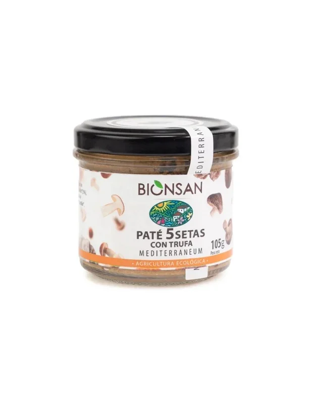 Pate 5 Setas Con Trufa 105Gr. Eco Vegan