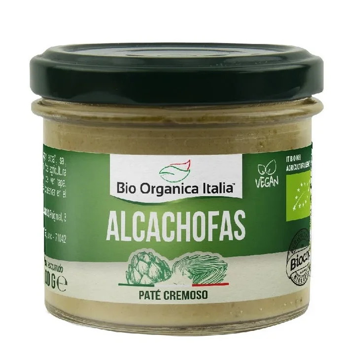 Paté Cremoso de Alcachofa · Bio Organica Italia · 100 gramos