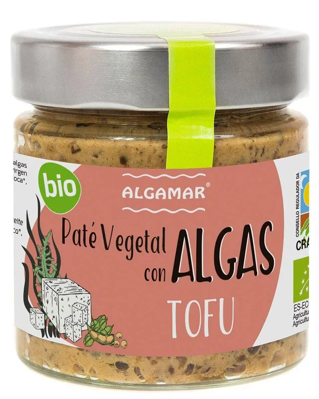Pate Vegetal Con Algas Tofu – Algamar – 180 gramos