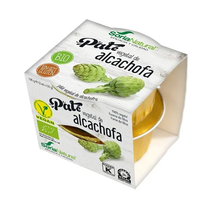 Paté Vegetal de Alcachofa · Soria Natural · 2×50 gramos