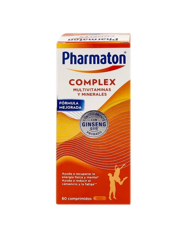 Pharmaton Complex Multivitaminas Y Minerales Con Ginseng G115 60 Comprimidos