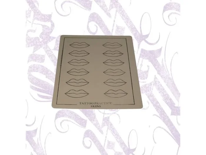 PIEL SINTÉTICA Plantilla para labios.
