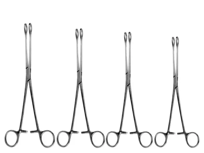 Pinza para esponjas con cremallera. Modelo FOERSTER. Recta.