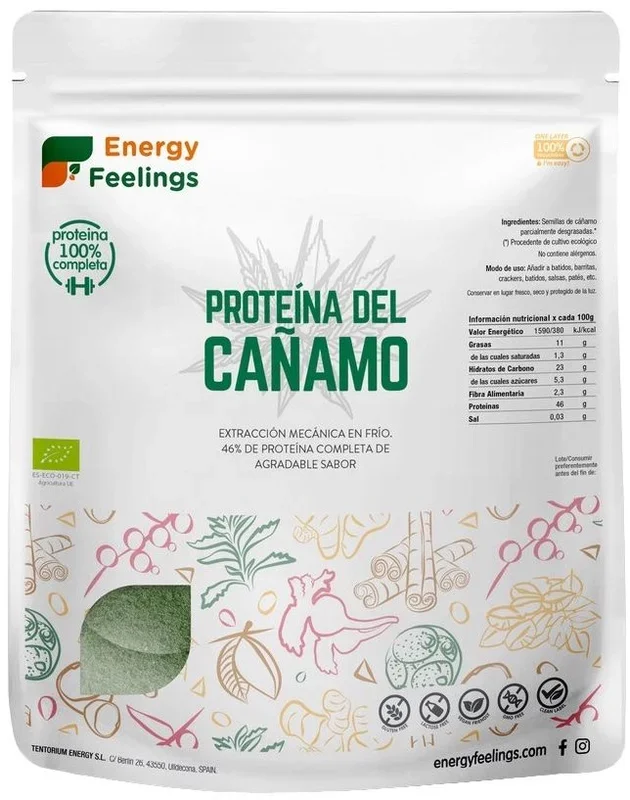 Proteína del Cáñamo · Energy Feelings · 1 kg