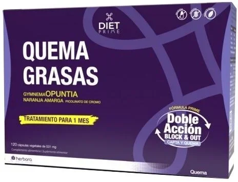 Quemagrasas – Diet Prime · Herbora · 120 cápsulas