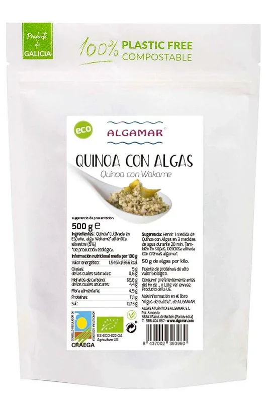 Quinoa Con Algas Bio – Algamar – 500 gr