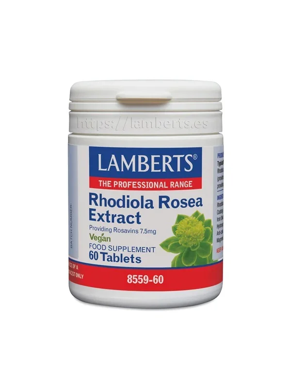 Rhodiola Rosea 250 mg 60tabletas, Lamberts