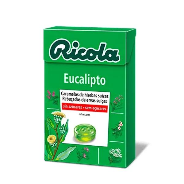 Ricola Eucalipto Caramelos Sin Azúcares 50g