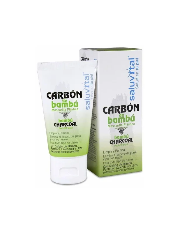 Saluvital Mascarilla De Carbón De Bambú, 50 Ml