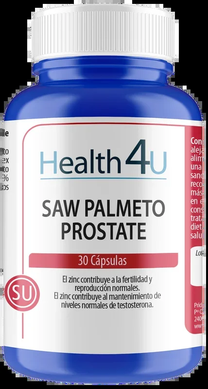 Saw Palmeto-Prostate · Health4U · 30 cápsulas