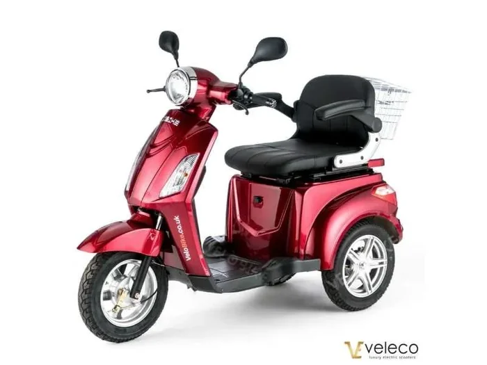 Scooter eléctrico ZT15 VELECO para personas mayores con discapacidad, ciclomotor de 900 W