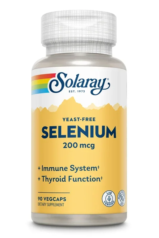 Selenio 200mg – Solaray – 90 cápsulas