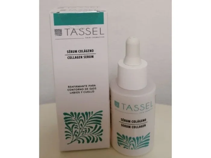 Sérum Reafirmante con Colágeno para Ojos, Labios y Cuello – TASSEL, 35ml
