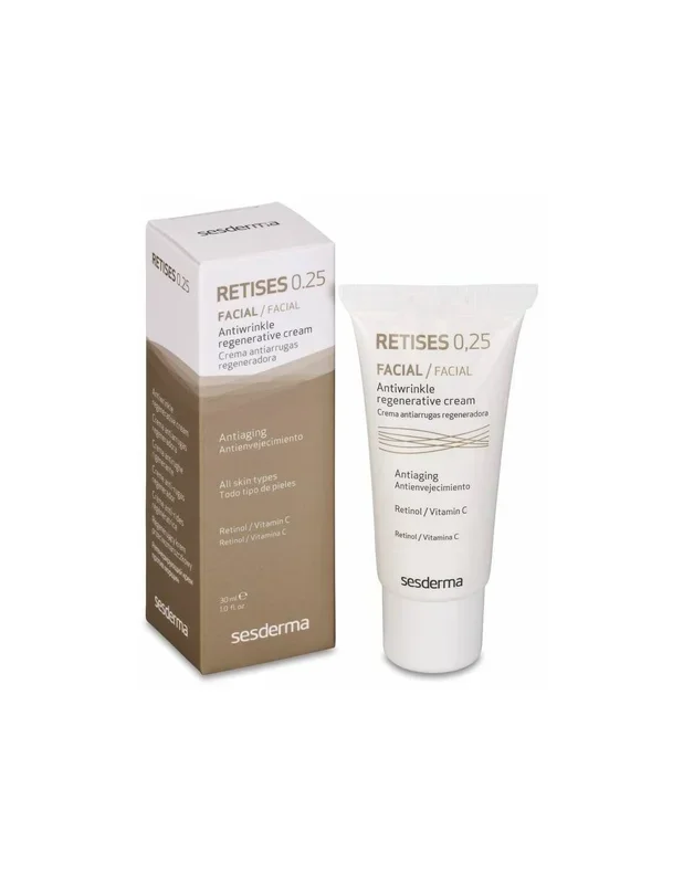 Sesderma Retises 0,25% Crema Regeneradora Antiarrugas, 30 Ml