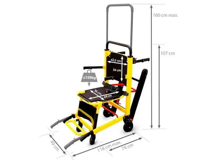 Silla de rescate para escaleras