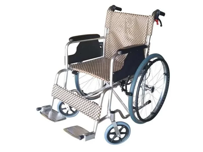 Silla de ruedas plegable de aluminio para discapacidad TOSCA ligera y resistente