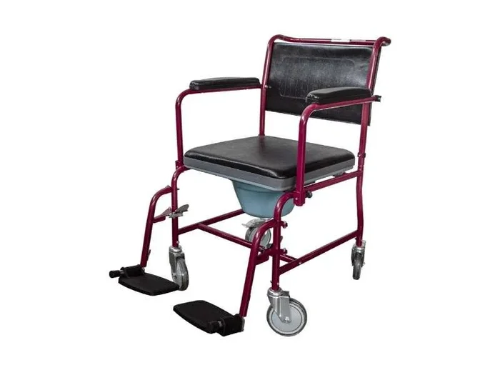 Silla inodoro Con tapa Burdeos Ancla