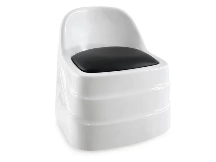 Silla para pedicura con 4 ruedas