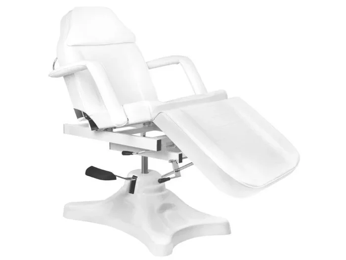 Sillón Hidráulico para Cosmética A-234D con Mecedora Blanco