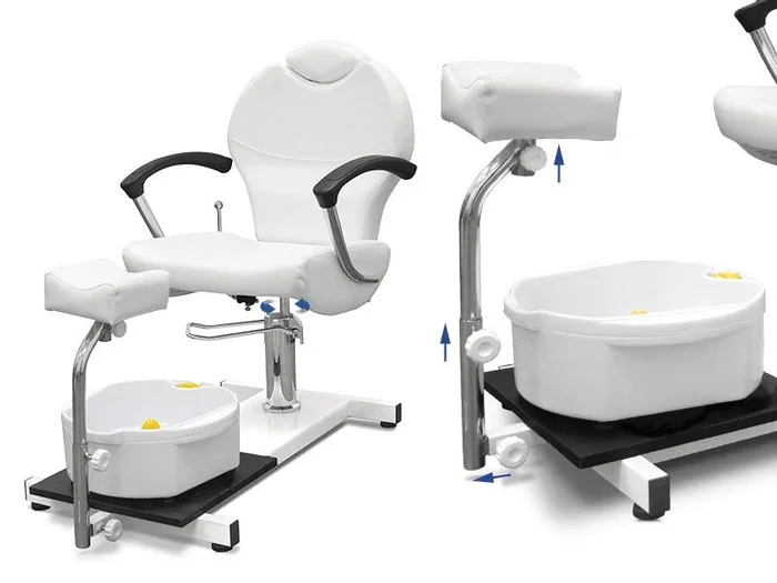 Sillón para pedicura con bañera