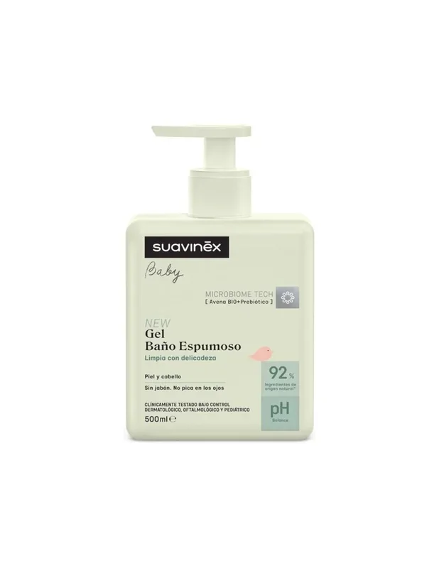 Suavinex Gel- Champú Espumoso 500 ml.